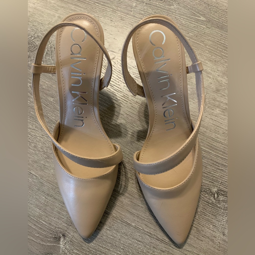Calvin Klein strappy pumps. Worn once